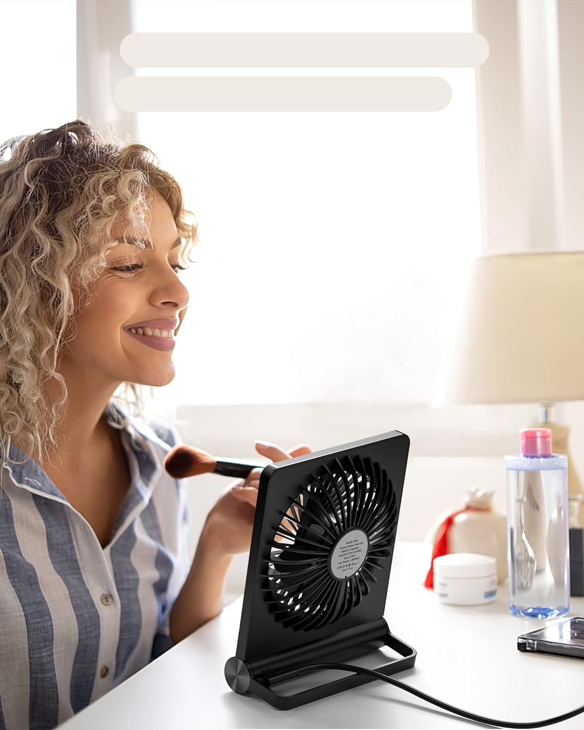 Ventilateur de table ultra léger pour vent fort