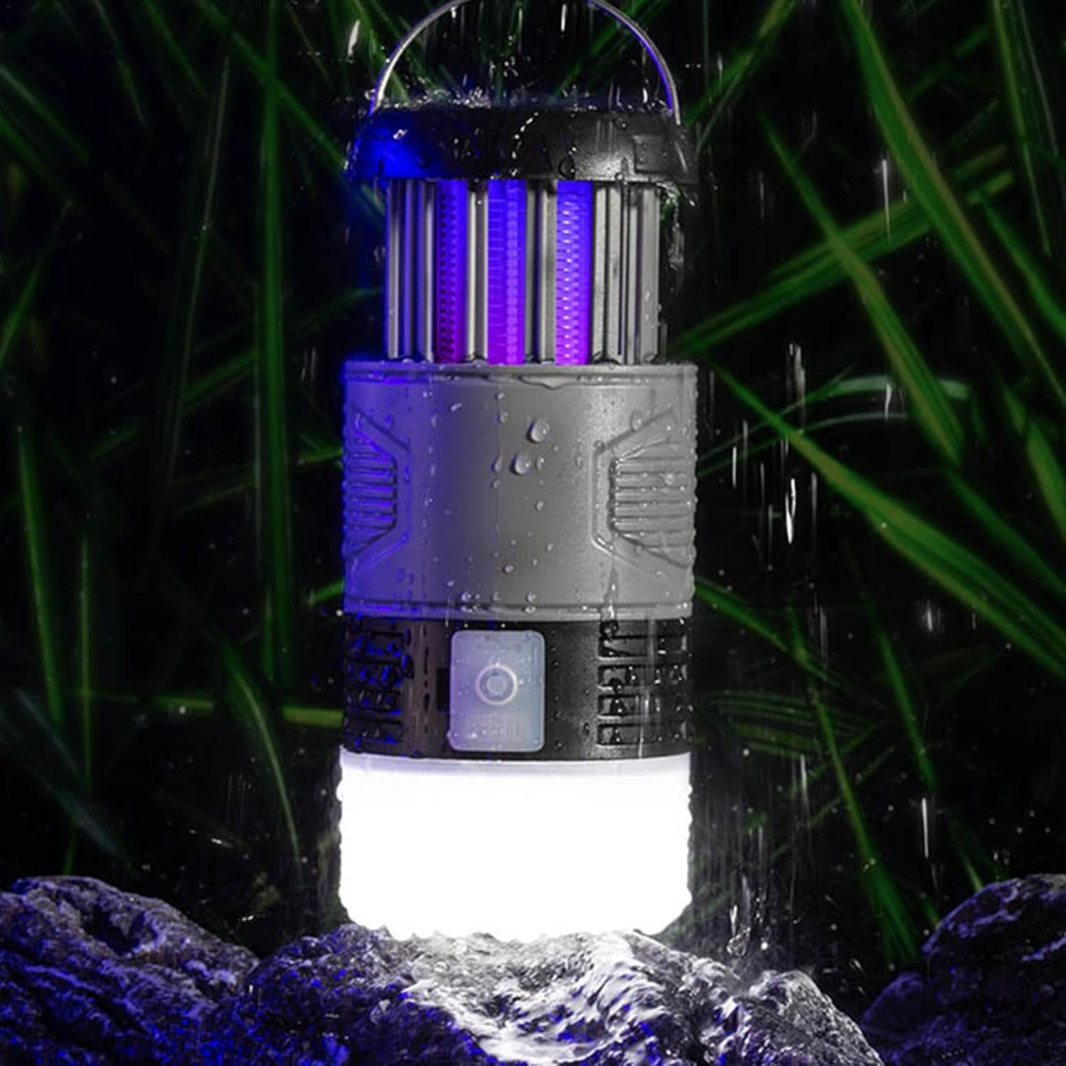 Lampe UV avec piège à mouches alimentée par énergie solaire – Zynora