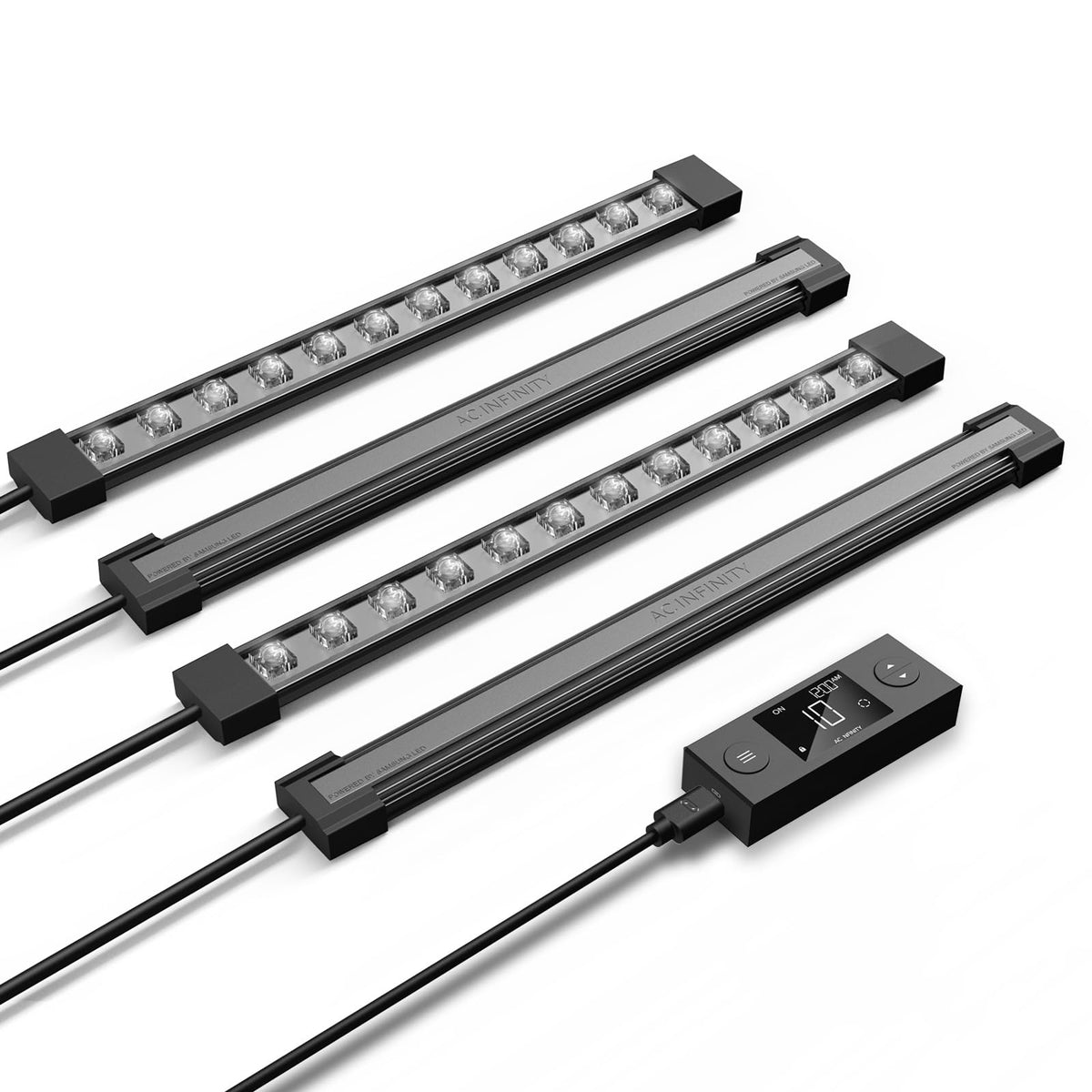 Ac Infinity Ionbeam S11, Barres lumineuses LED à spectre complet 11”, Pénétration plus profonde avec des diodes Samsung Lm301H Evo et contrôle numérique par minuterie dimmable, Pour les plantes d'intérieur en floraison végétative, Tentes de cultu