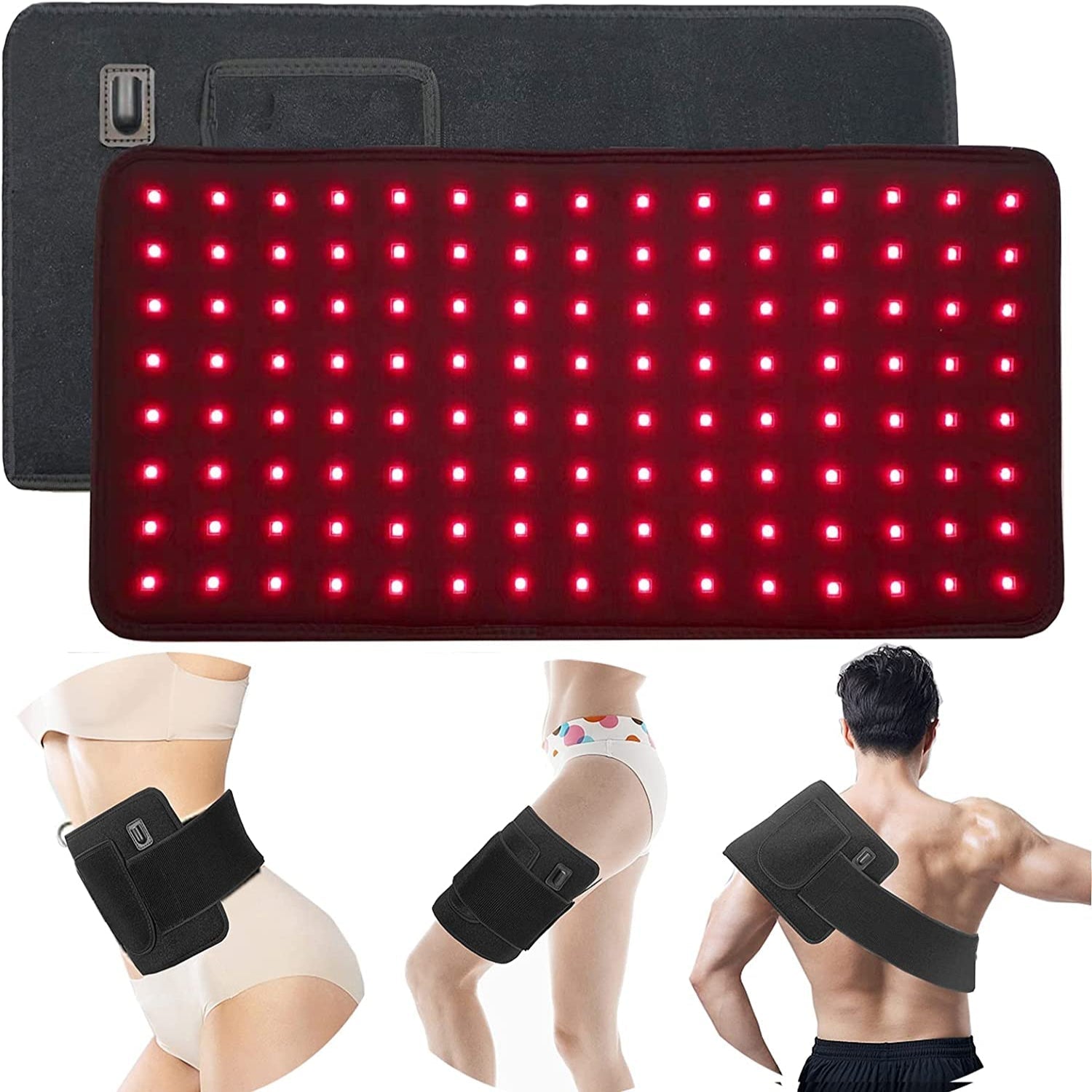 Skanto | Coussin de Thérapie par Lumière Infrarouge – Qualité Médicale Soulagement de la Douleur pour le Dos et les Muscles
