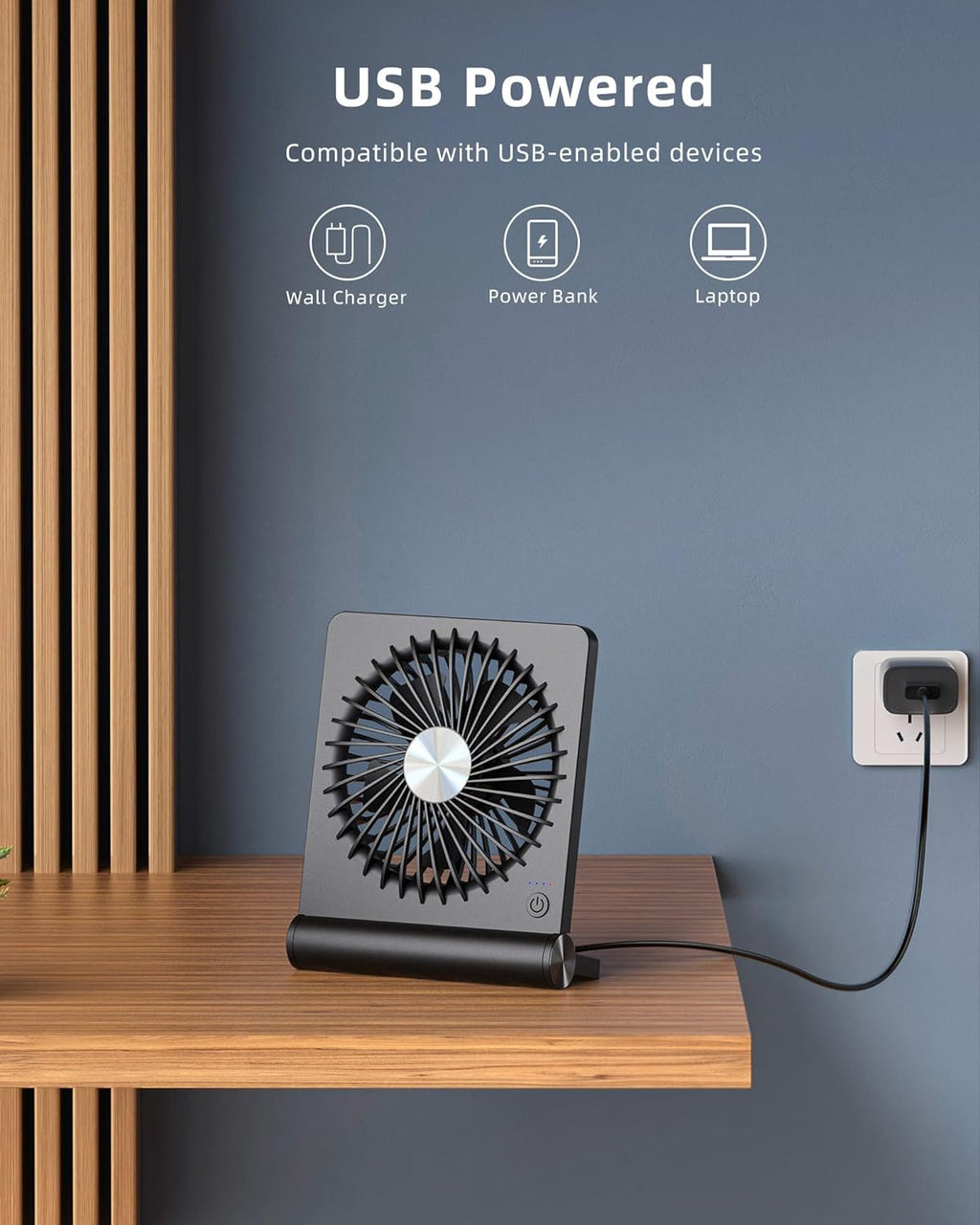Ventilateur de Table Ultra Silencieux Starker Wind