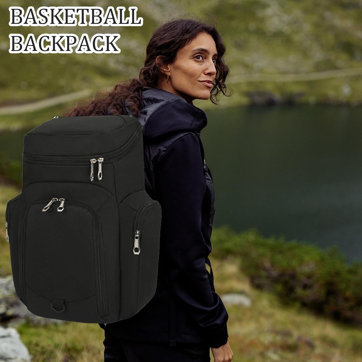 Sac de basketball pour hommes – Grand sac de sport 30L avec fond imperméable – Draycor