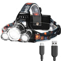 Skanto | Hqdz-Td 20000 Lumen Lampe Frontale Rechargeable - Étanche, Lumière Réglable Pour Extérieur, Chasse, Camping