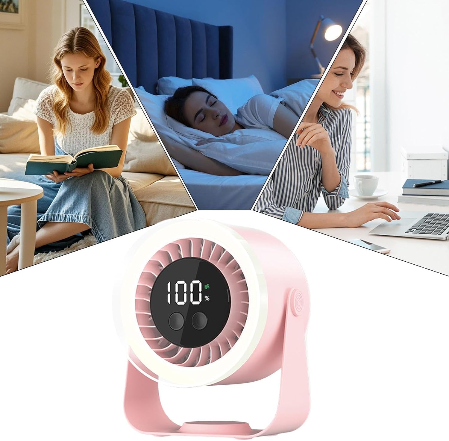 Ventilateur de bureau silencieux – Auralis