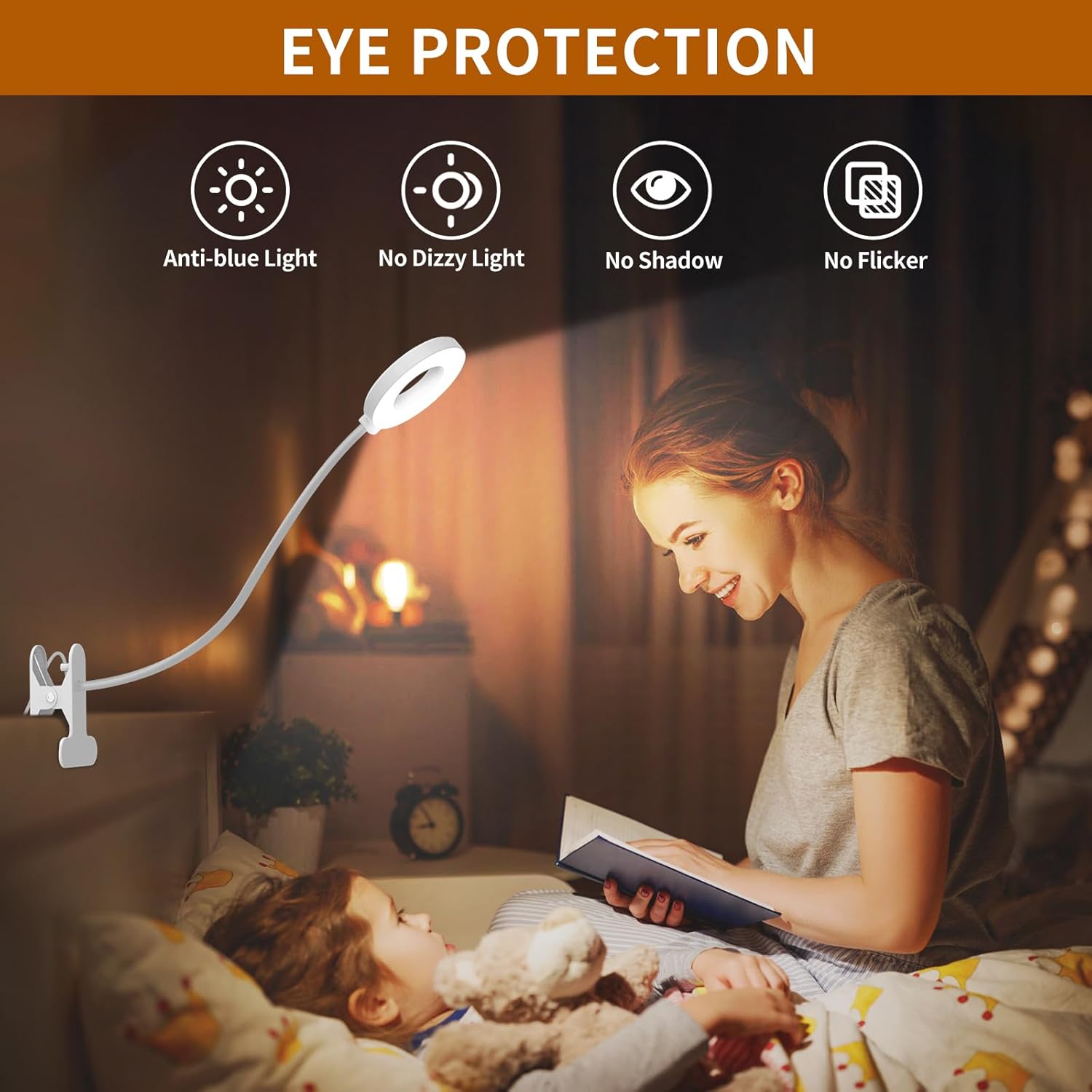 3 modes de couleur de la lampe de bureau LED avec bras flexible en forme de cygne – Selvara (1+1 GRATUIT)
