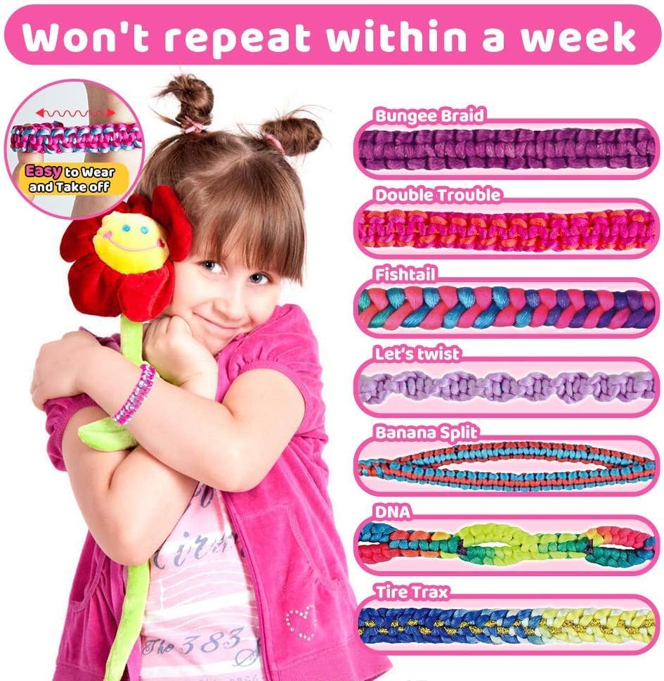 1+1 GRATUIT | Twislet™ | Kit de tressage DIY pour bracelets et bijoux | Kit créatif pour enfants et adultes