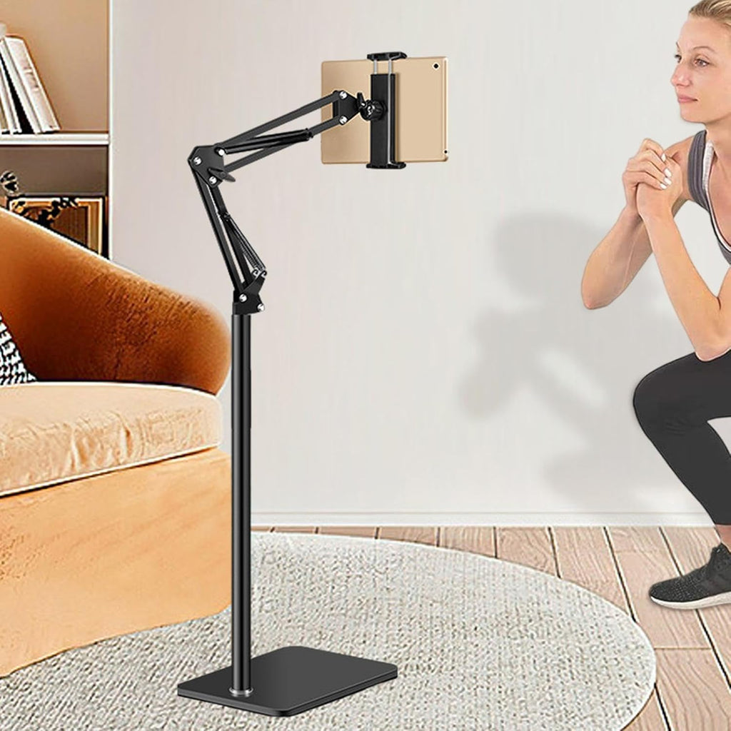 Support réglable pour téléphone et tablette 360° sur le sol – Movira
