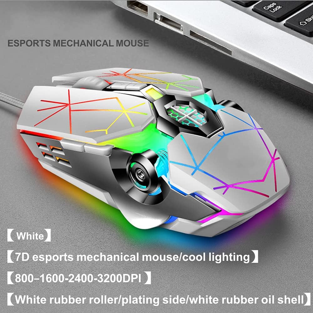 Clavier mécanique de jeu 87 touches avec rétroéclairage RGB et interrupteurs bleus
