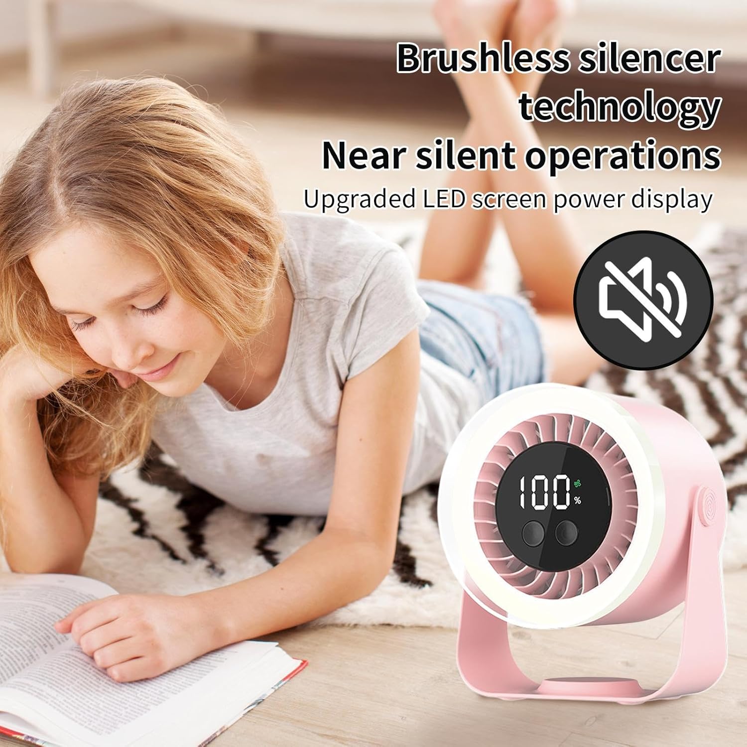 Ventilateur de bureau silencieux – Auralis