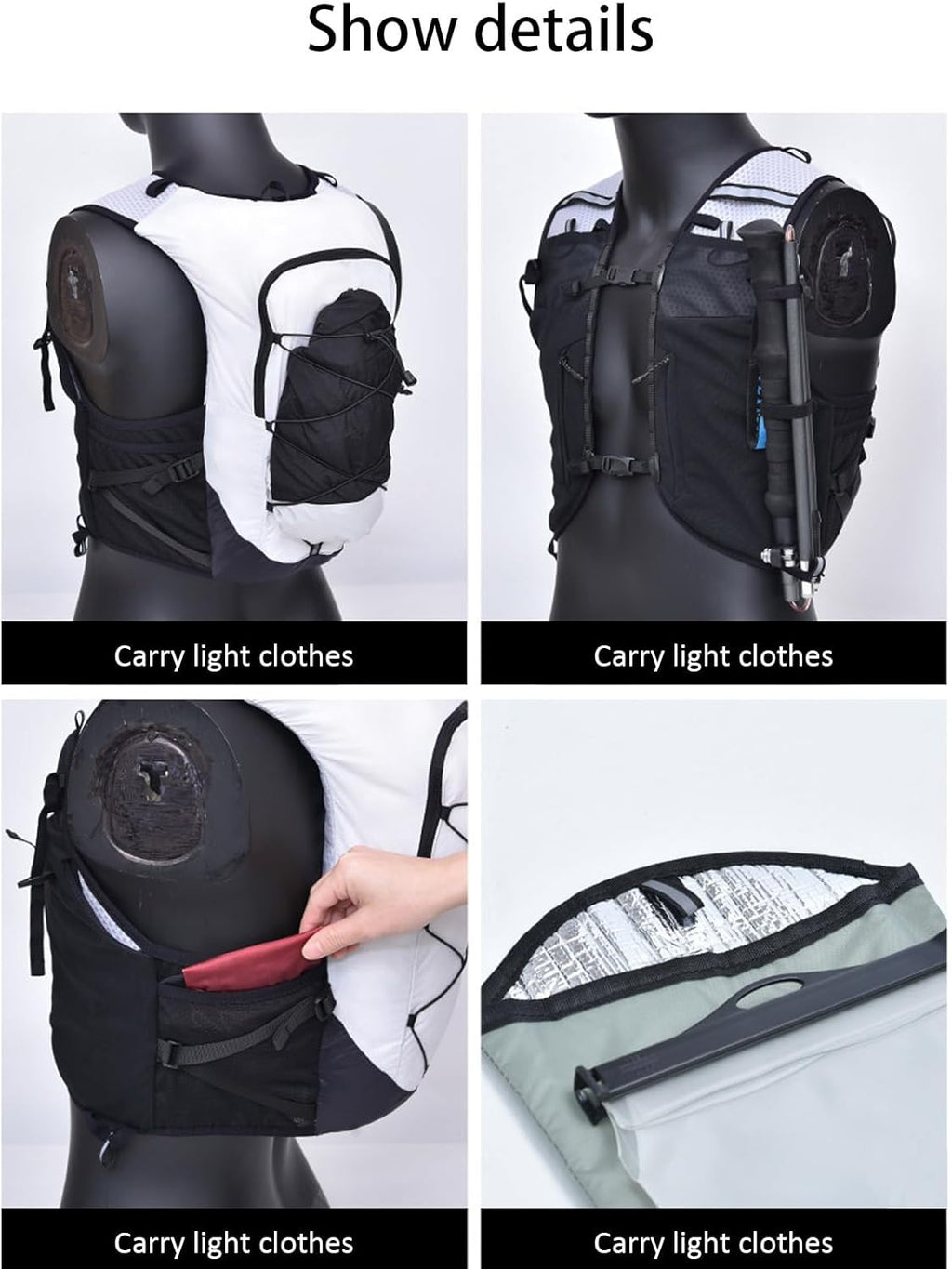 Sac à dos de course – Pack d'hydratation léger pour le trail et le cyclisme – Alvory