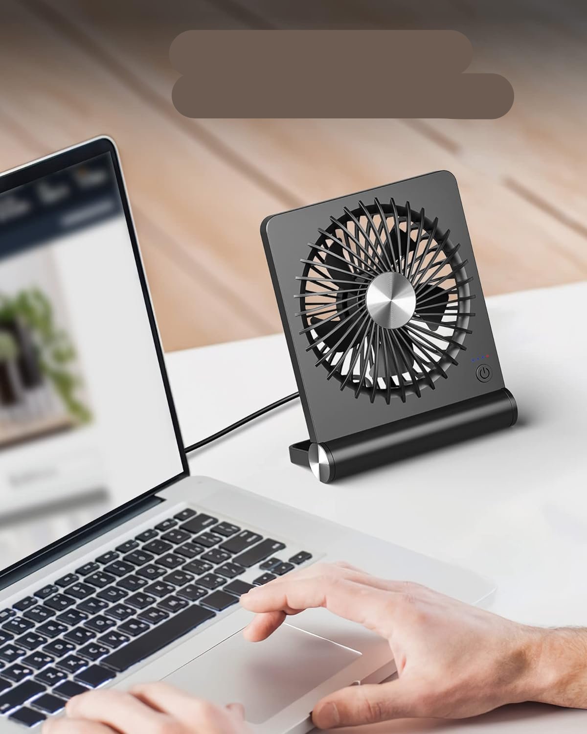 Ventilateur de table ultra léger pour vent fort