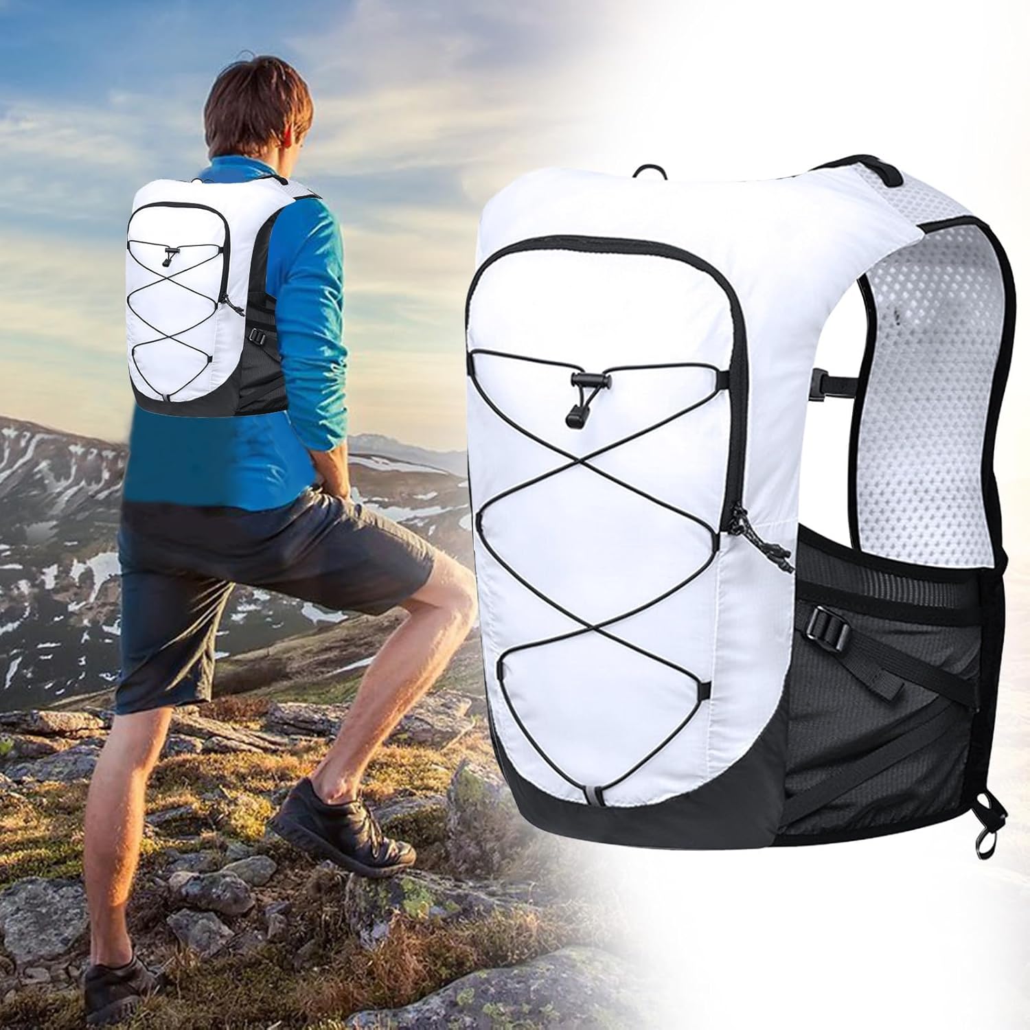 Sac à dos de course – Pack d'hydratation léger pour le trail et le cyclisme – Alvory