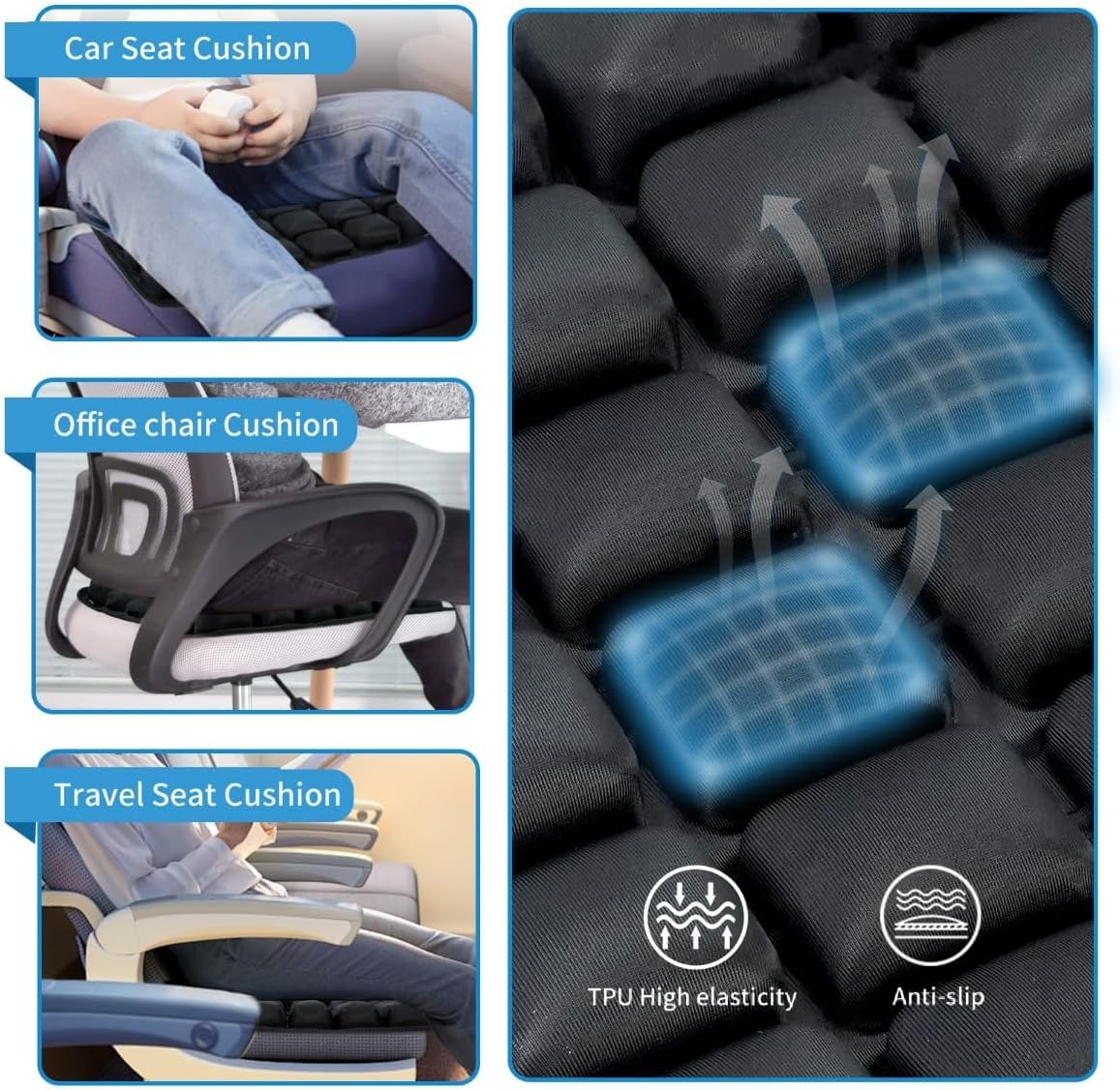 Coussin de voyage avec soutien ergonomique – AirComfort