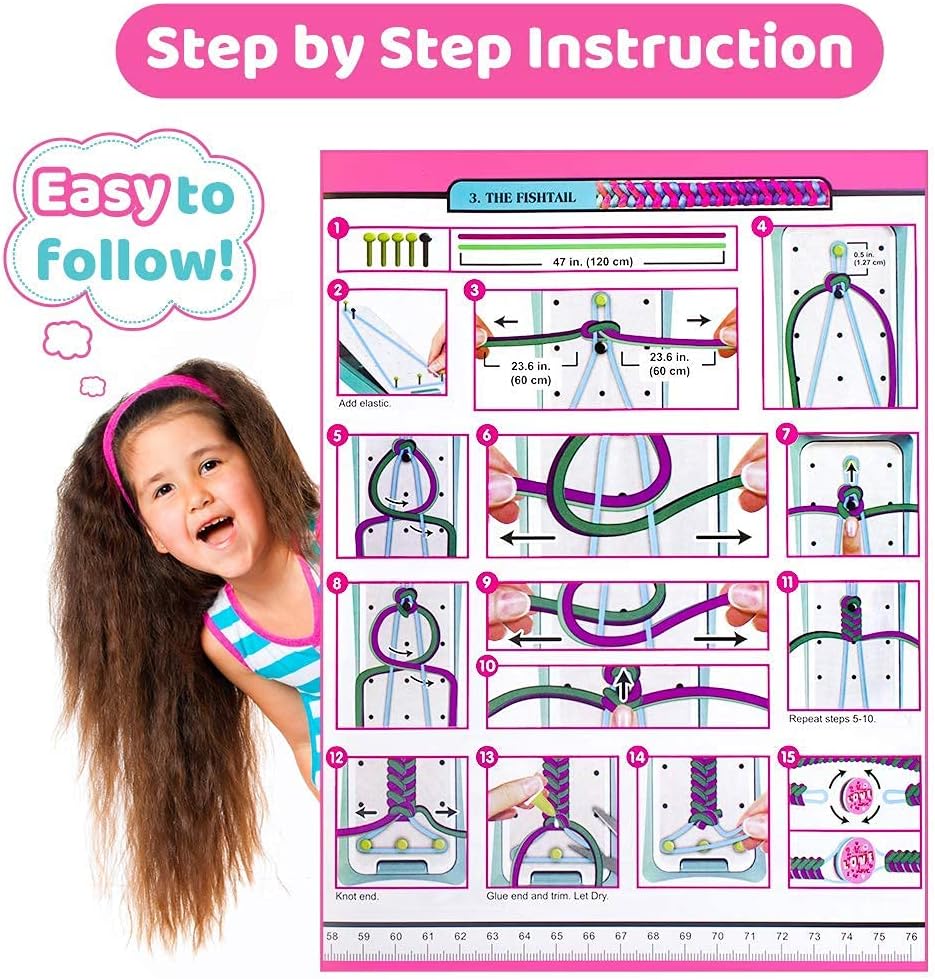 1+1 GRATUIT | Twislet™ | Kit de tressage DIY pour bracelets et bijoux | Kit créatif pour enfants et adultes