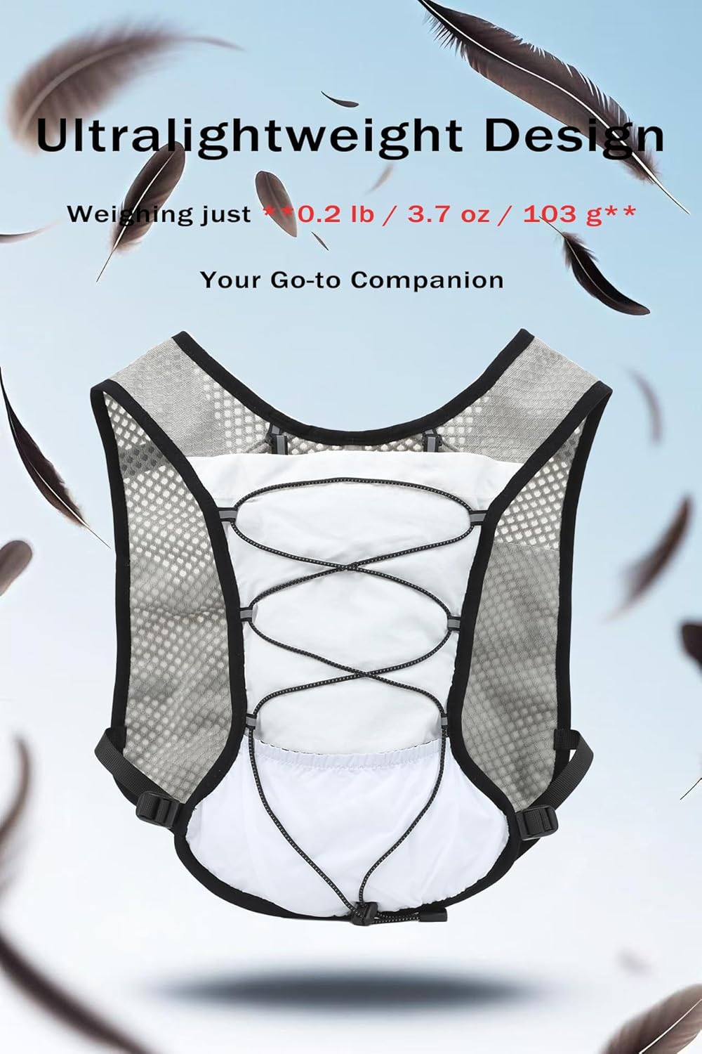 Gilet de Course Ultra-Léger avec Réservoir d'Eau de 2L – Dravien