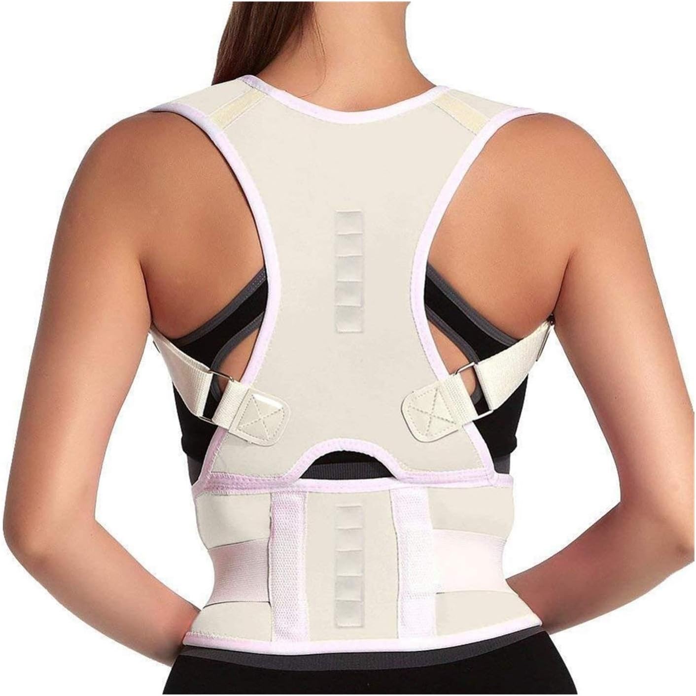 Support dorsal magnétique | Correction de posture | Réglable | HaltePro