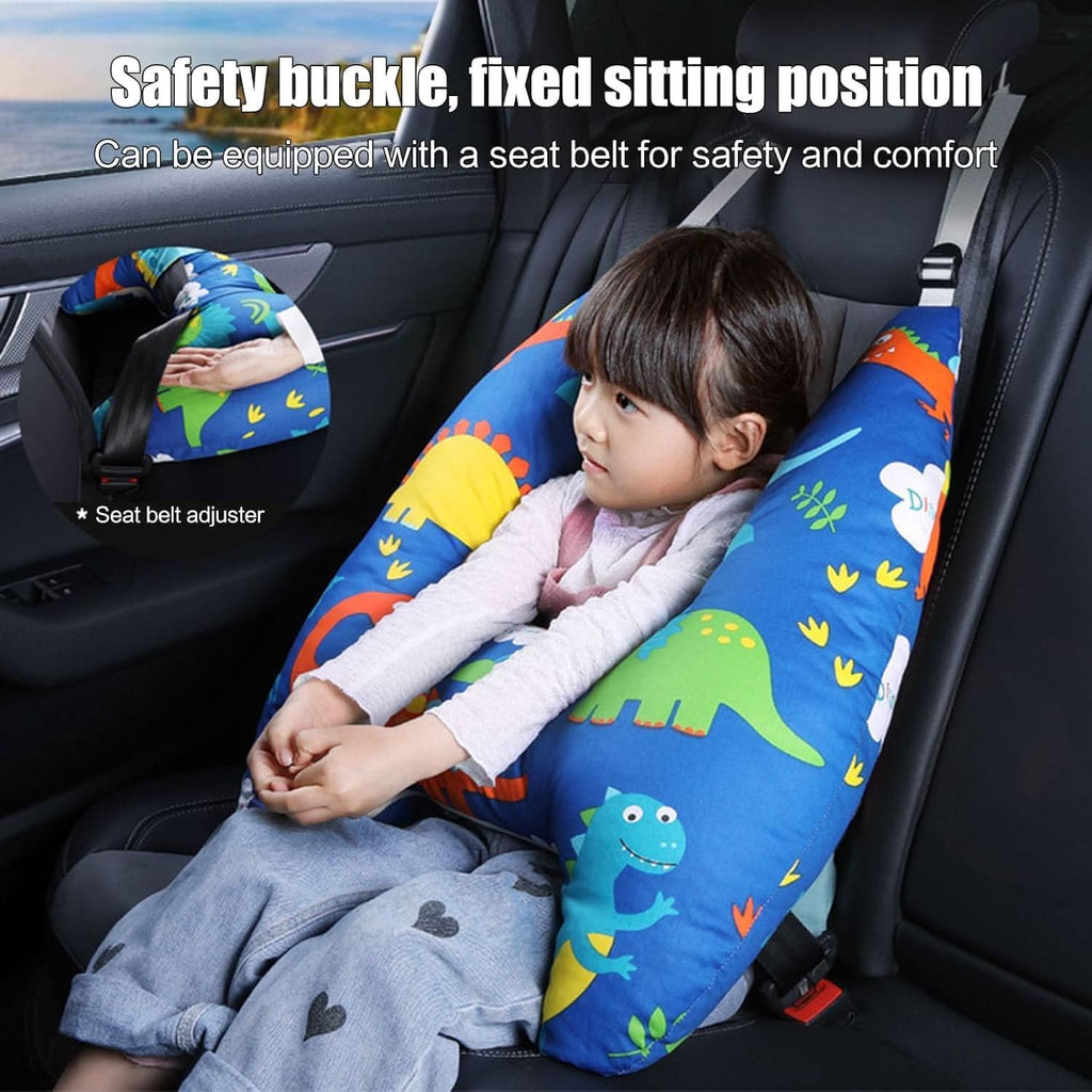 Coussin de voyage pour enfant avec support sécurisé
