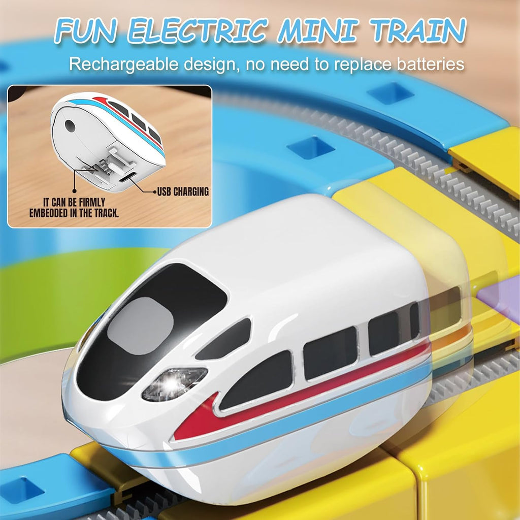TrackBuilder™ | Circuit de course – Ensemble créatif de construction et de jeu (51/81 pièces)