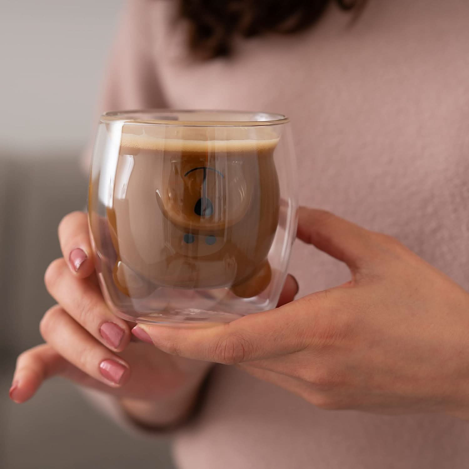 Tasse en forme d'ours - Mignonne et pratique