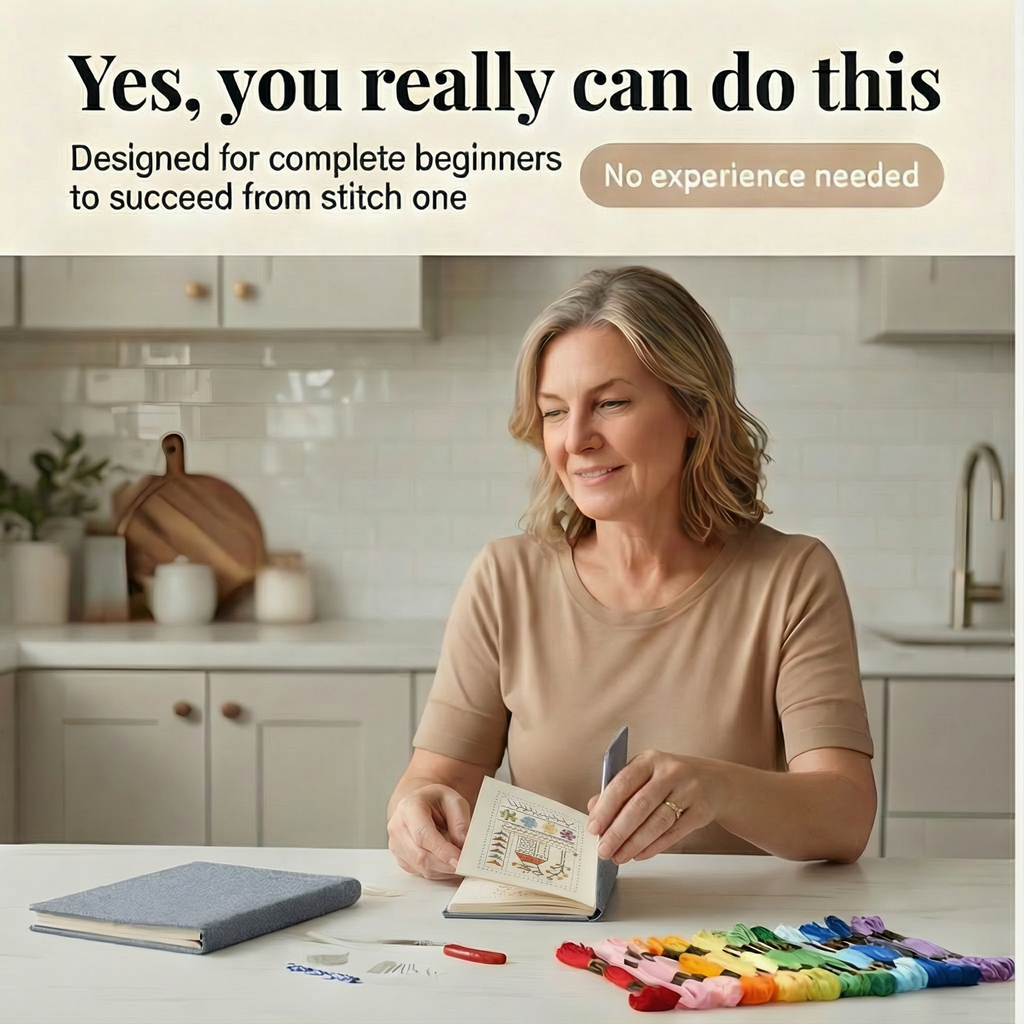 StitchSmart - Apprenez 106 points de broderie avec des instructions simples étape par étape