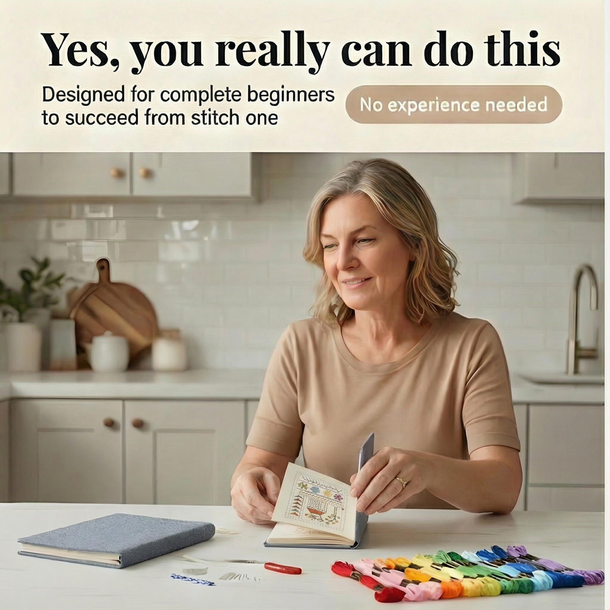 StitchSmart - Apprenez 106 points de broderie avec des instructions simples étape par étape