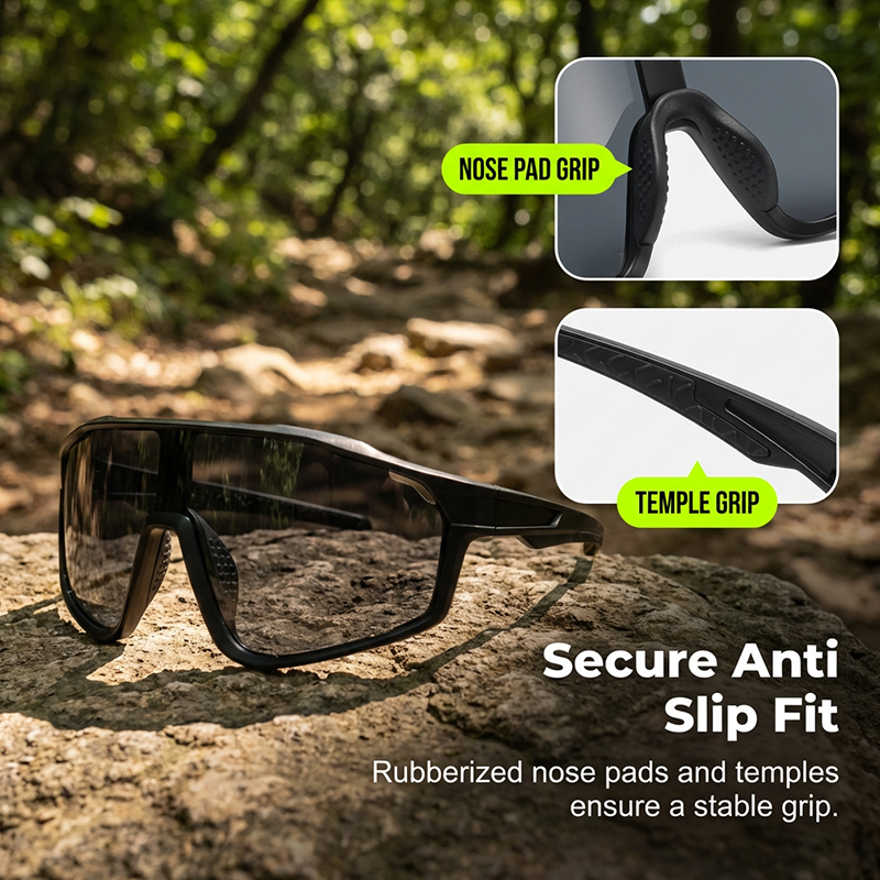 VisionFlex™ | Lunettes de sport – Photochromiques, protection UV & design panoramique