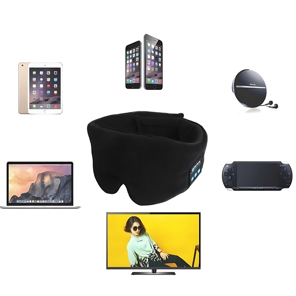 Casque de sommeil Bluetooth Masque de sommeil doux