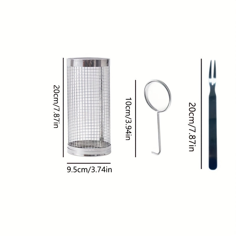 FOUR À FEU – Ensemble de Gril Portable Résistant à la Chaleur
