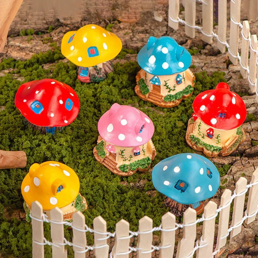 Décoration de jardin Champignon en Résine