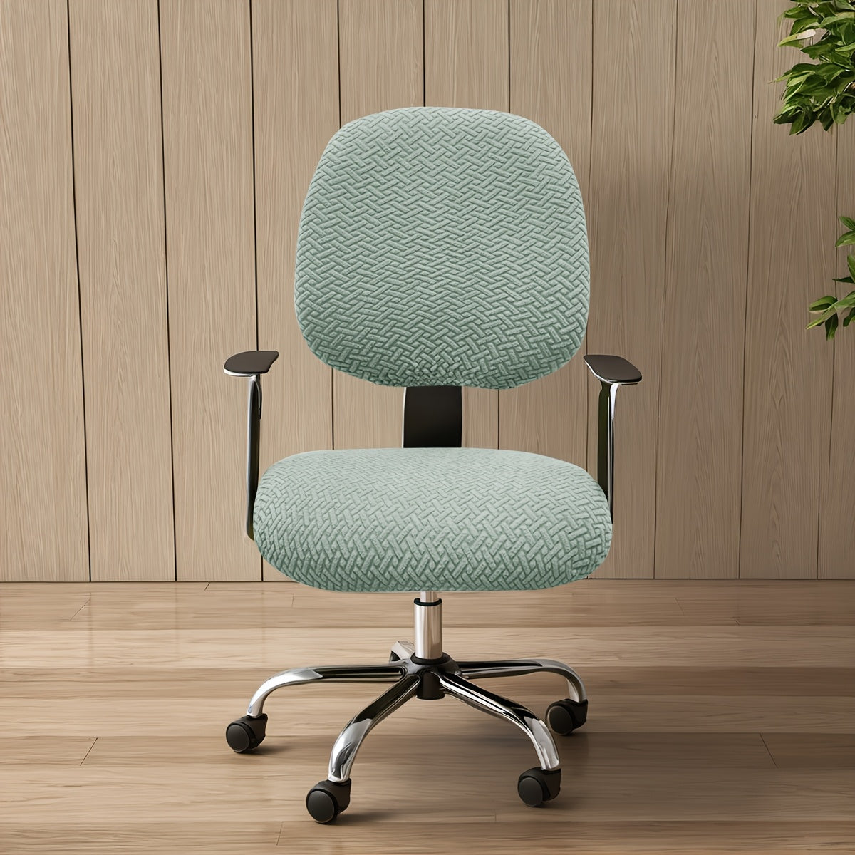 OFFICEGUARD – Ensemble de housses élastiques pour chaise/dos pour un nettoyage facile