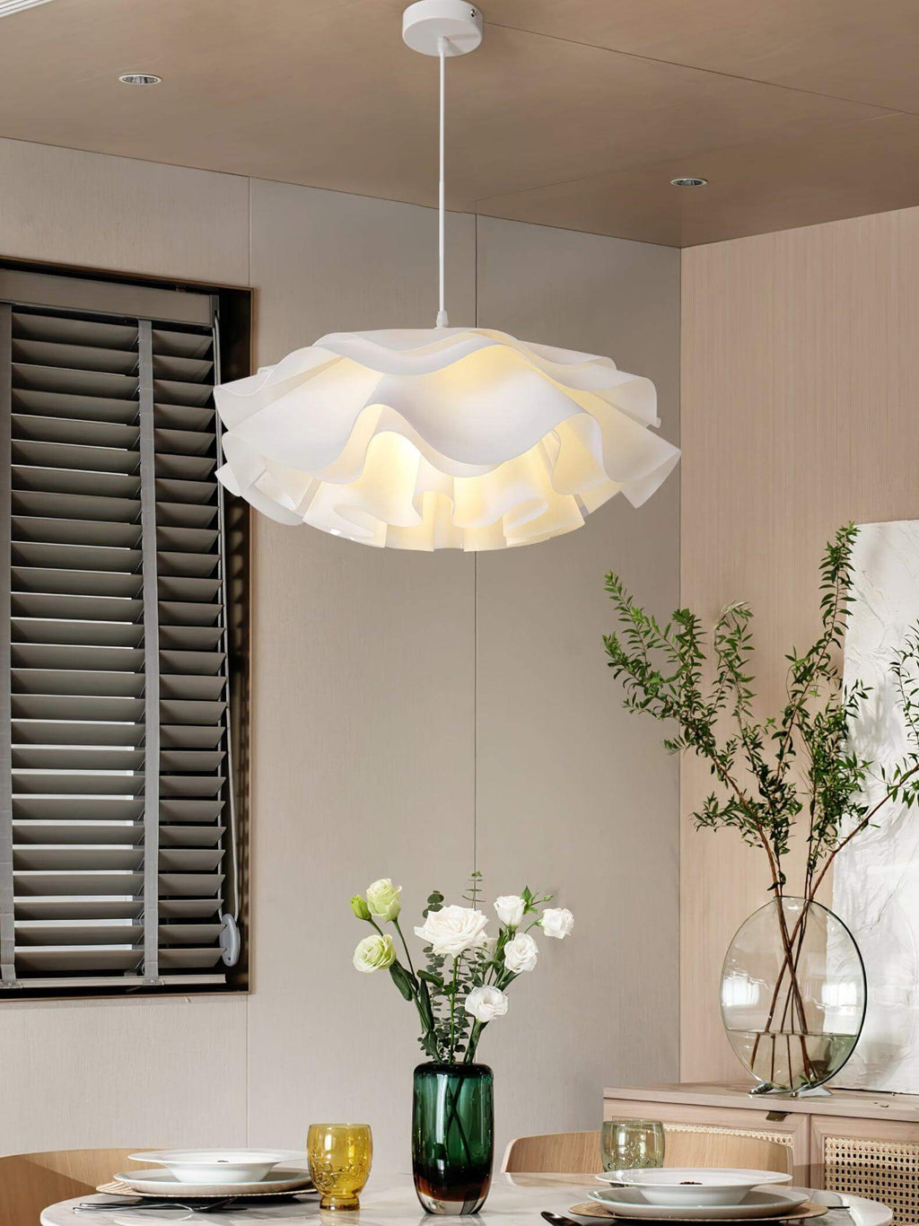 Lampe Pendante en Forme de Fleur