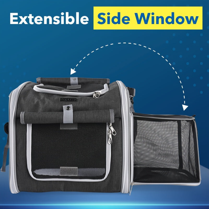 Panier de vélo extensible pour animaux de compagnie – Confortable et sûr pour les petits chiens et chats