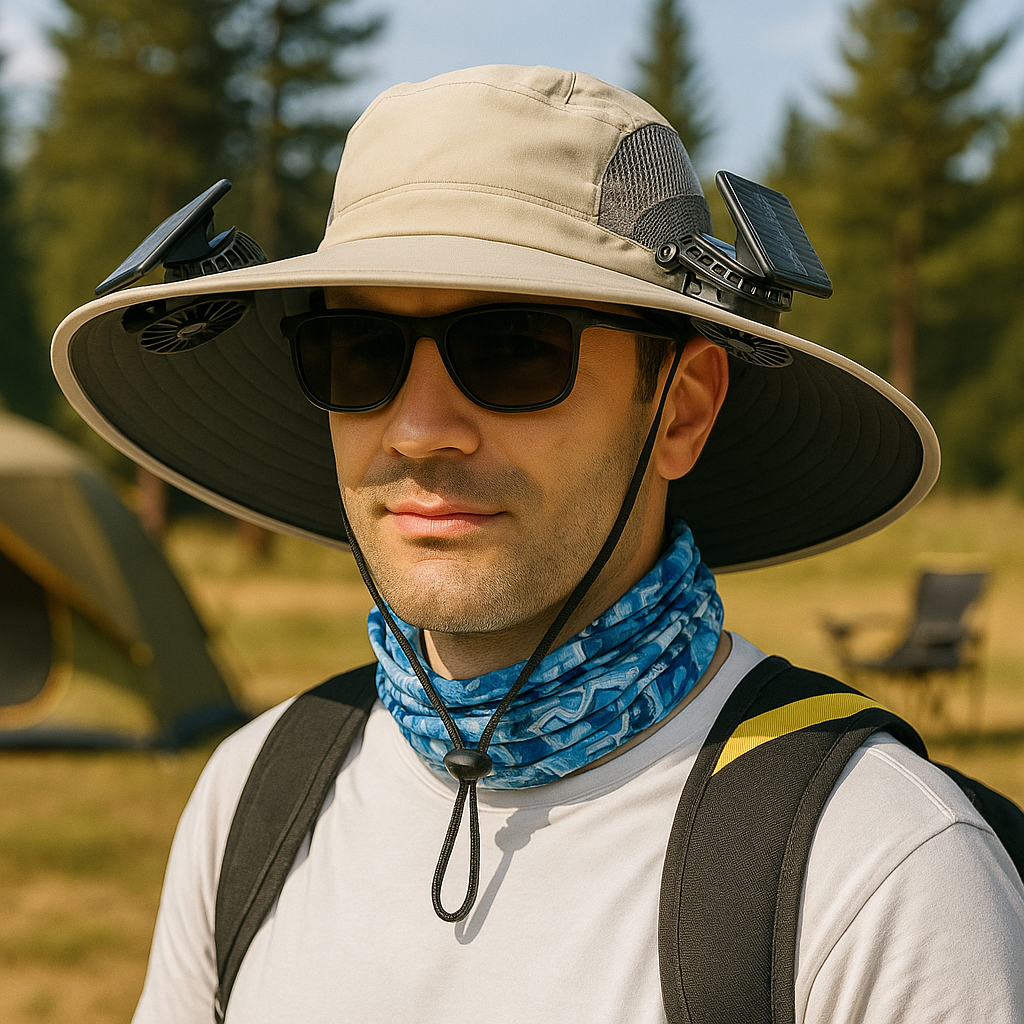 TurmaBreeze - Refroidissement instantané et fraîcheur avec protection solaire toute la journée