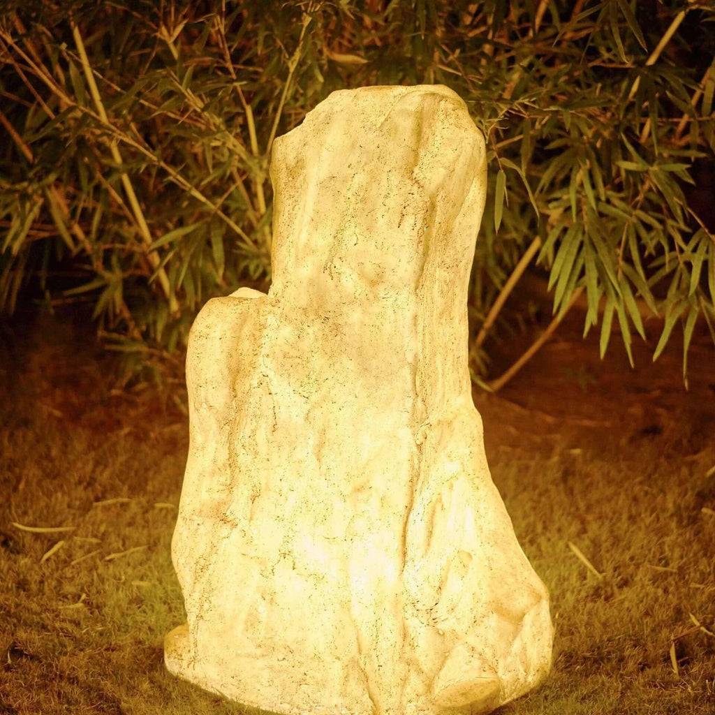 Lampe de Jardin Extérieur - Design en Pierre
