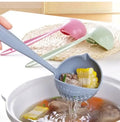 Cuillère à épuiser 3-en-1 | Pour prélever, égoutter et servir avec des trous d'égouttage intégrés | Résistante à la chaleur, adaptée aux revêtements antiadhésifs | Un ustensile de cuisine indispensable