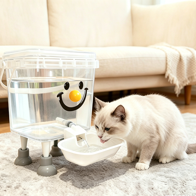 SilentFlow™ | Distributeur d'eau par gravité pour chiens et chats