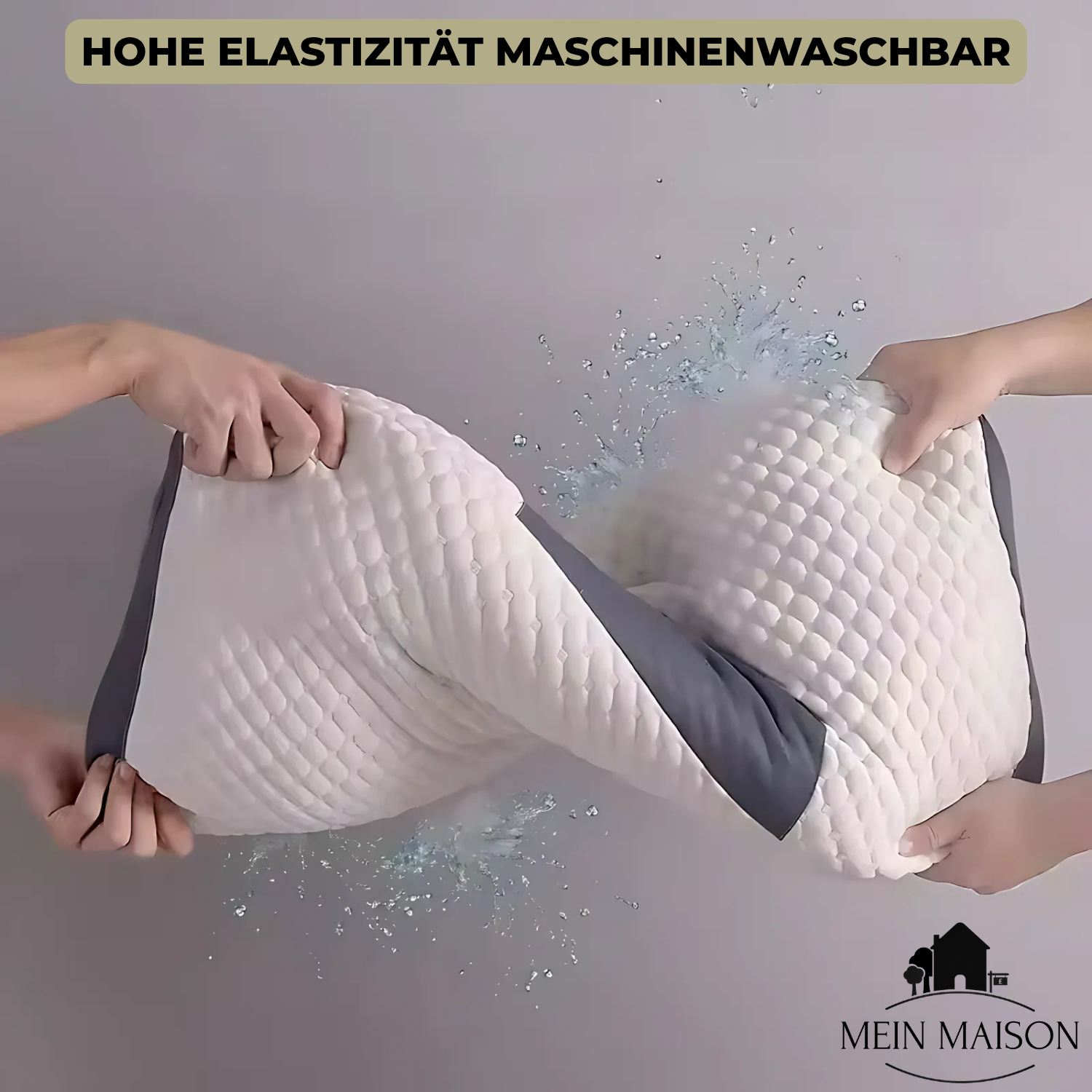 Coussin cervical orthopédique OrthoRest | Contour ergonomique | Mousse à mémoire | Respirant