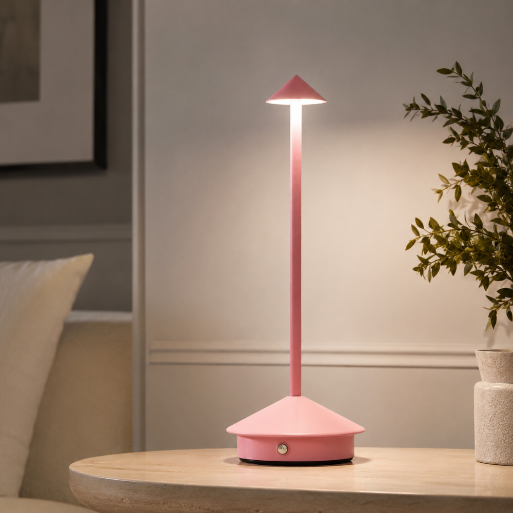 Lampe de Table Sans Fil Minimaliste Moderne avec Dimming Tactile
