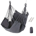 Fauteuil hamac suspendu en cordes de coton pour le jardin