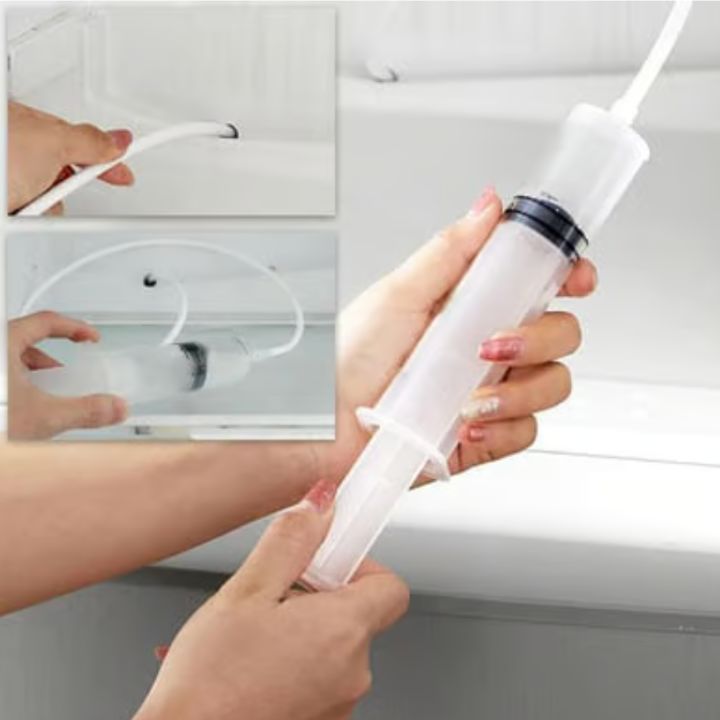 Kit de nettoyage réfrigérateur & évier | Brosse flexible & spray | Nettoyage en profondeur hygiénique