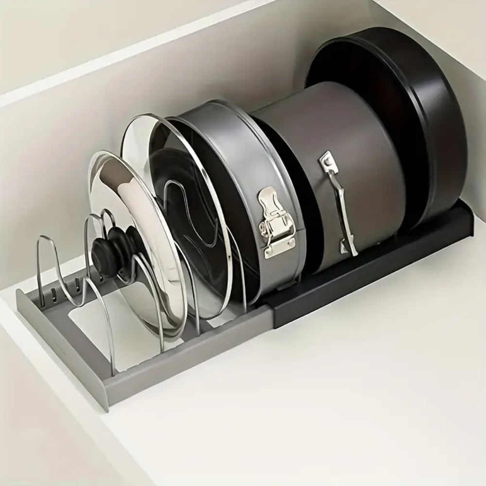 Organisateur de Casseroles et Poêles Extensible