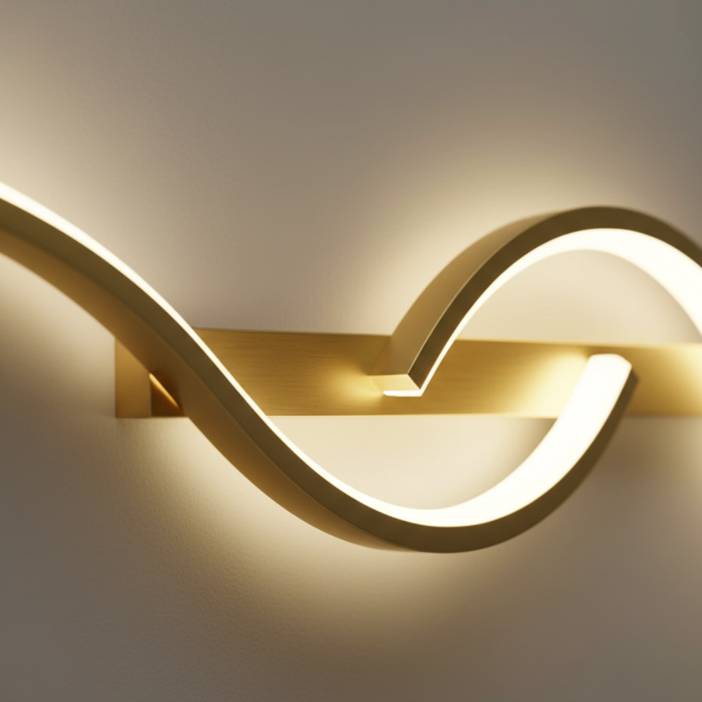 Applique Murale LED Élégante - Appliques Murales Modernes en Aluminium pour Intérieurs Stylés