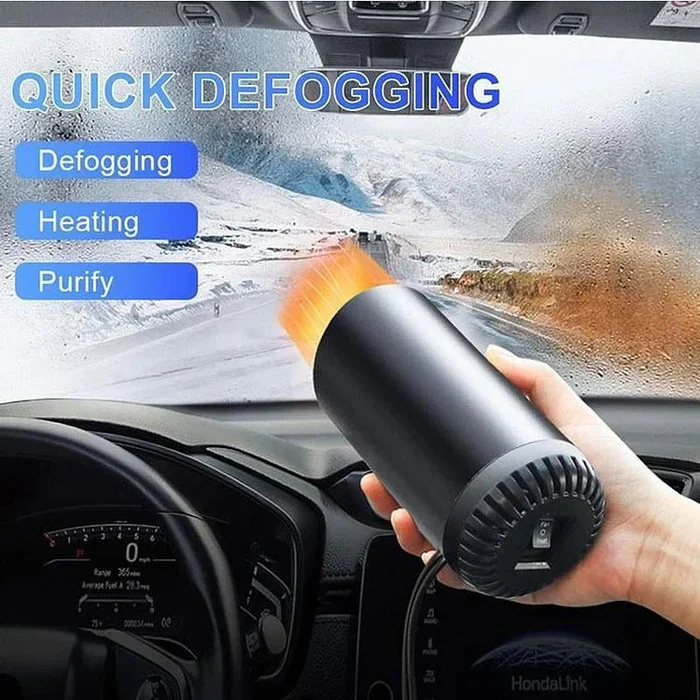 Chauffage de tasse pour voiture à chauffage rapide – Chauffage et refroidissement rapides, rotatif à 360 degrés, Plug and Play pour voiture, SUV, camping-car et camion
