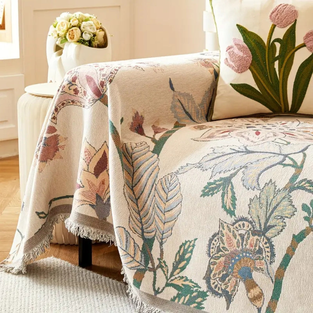 Housse de canapé réversible Amara Floral