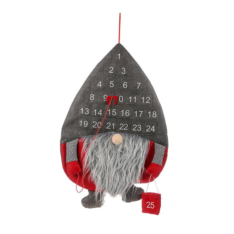 Calendrier de l'Avent Santa en forme de Père Noël