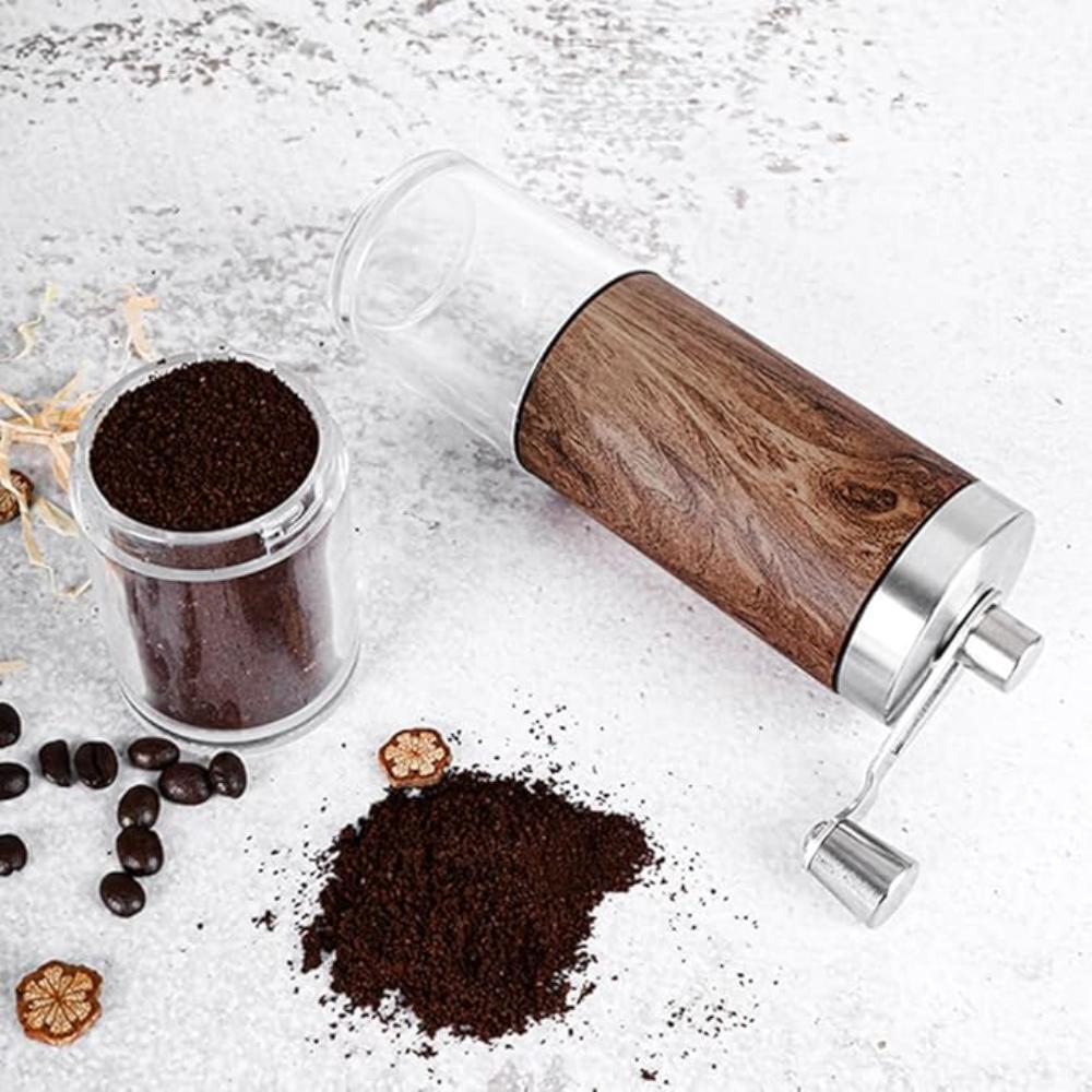 Brewora | Moulin à café en bois fait main – Moulin manuel réglable pour café fraîchement moulu