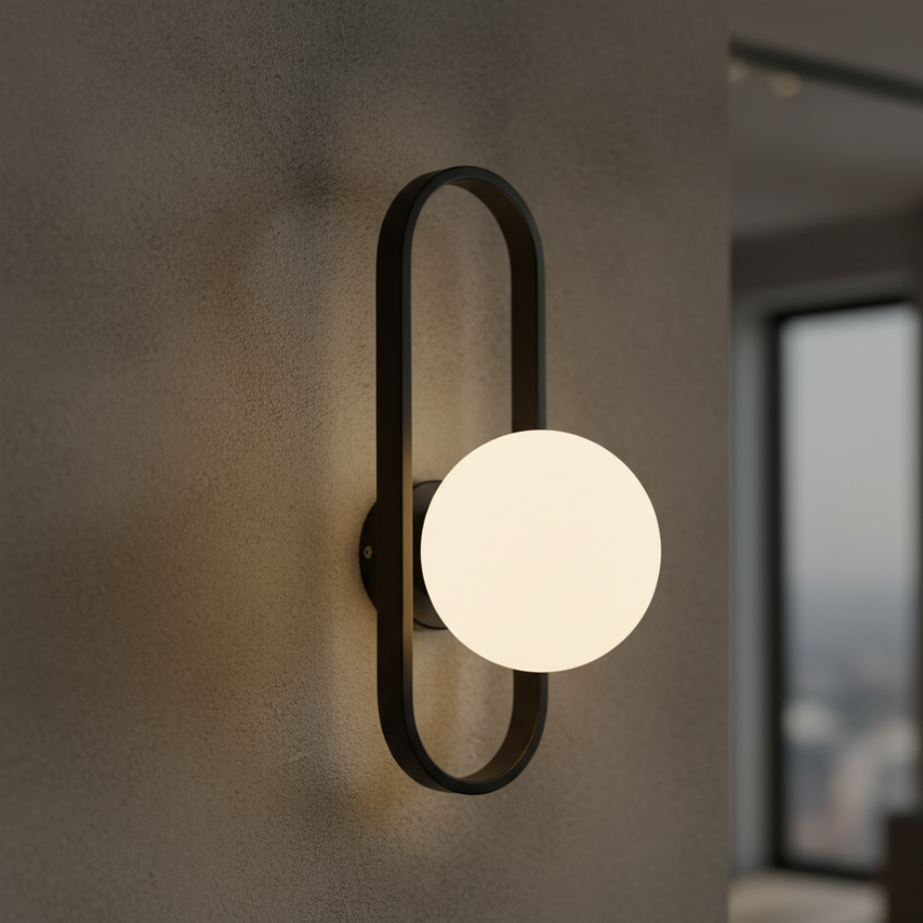 Applique Murale en Verre Élégante - Lumière Murale Moderne pour une Atmosphère Intérieure Conviviale