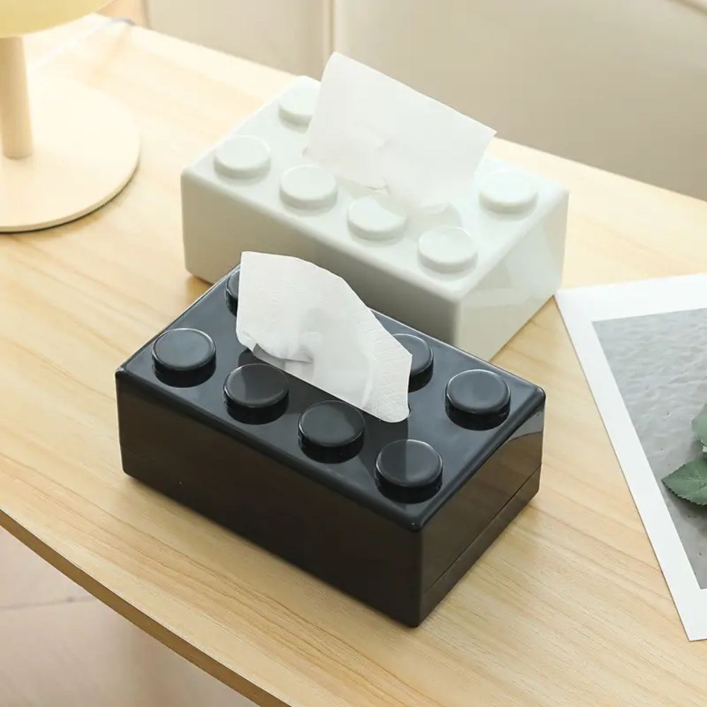 Distributeur de Mouchoirs en Blocs de Construction Ludiques