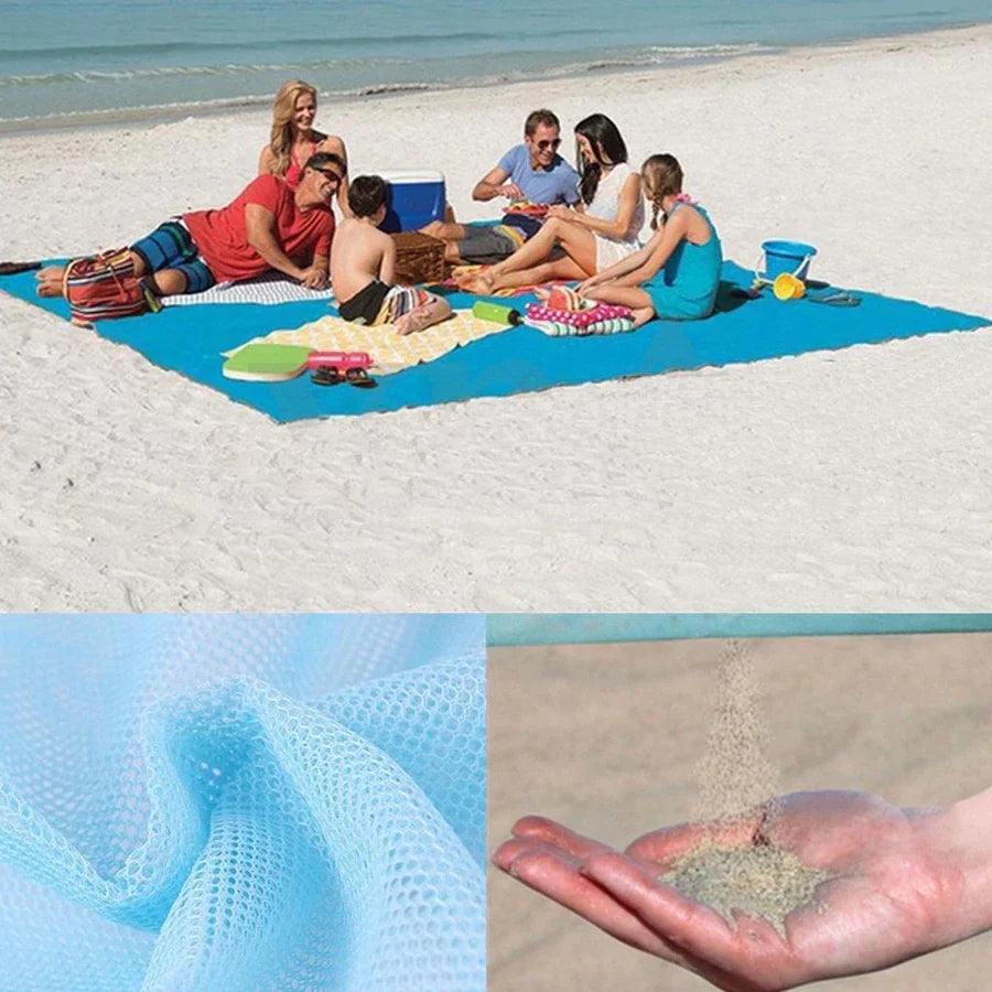 Sandsberg | Couverture de Plage Résistante au Sable | Légère & Séchage Rapide