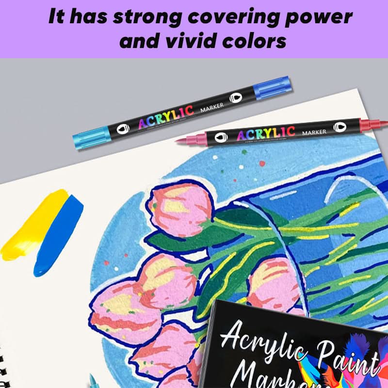 Stylos de peinture acrylique pour des créations vibrantes